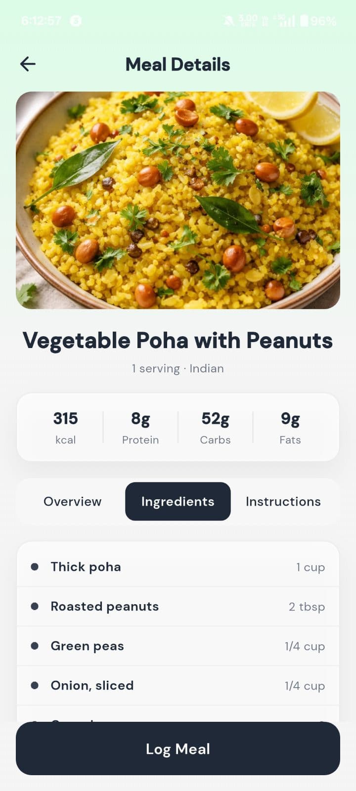 Nutrition screen